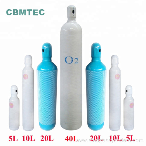 40L Steel O2 Cylinder 150Bar For Hospital